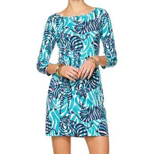 Lilly Pulitzer 3/4 Sleeve Pima Cotton Shift Dress